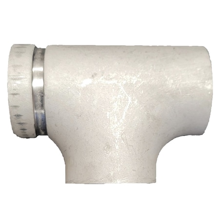 Industrial Choice Groove by Weld by Weld Tee Sch 10 SS316 10 inch GVW-10-G-W-W-S10S6